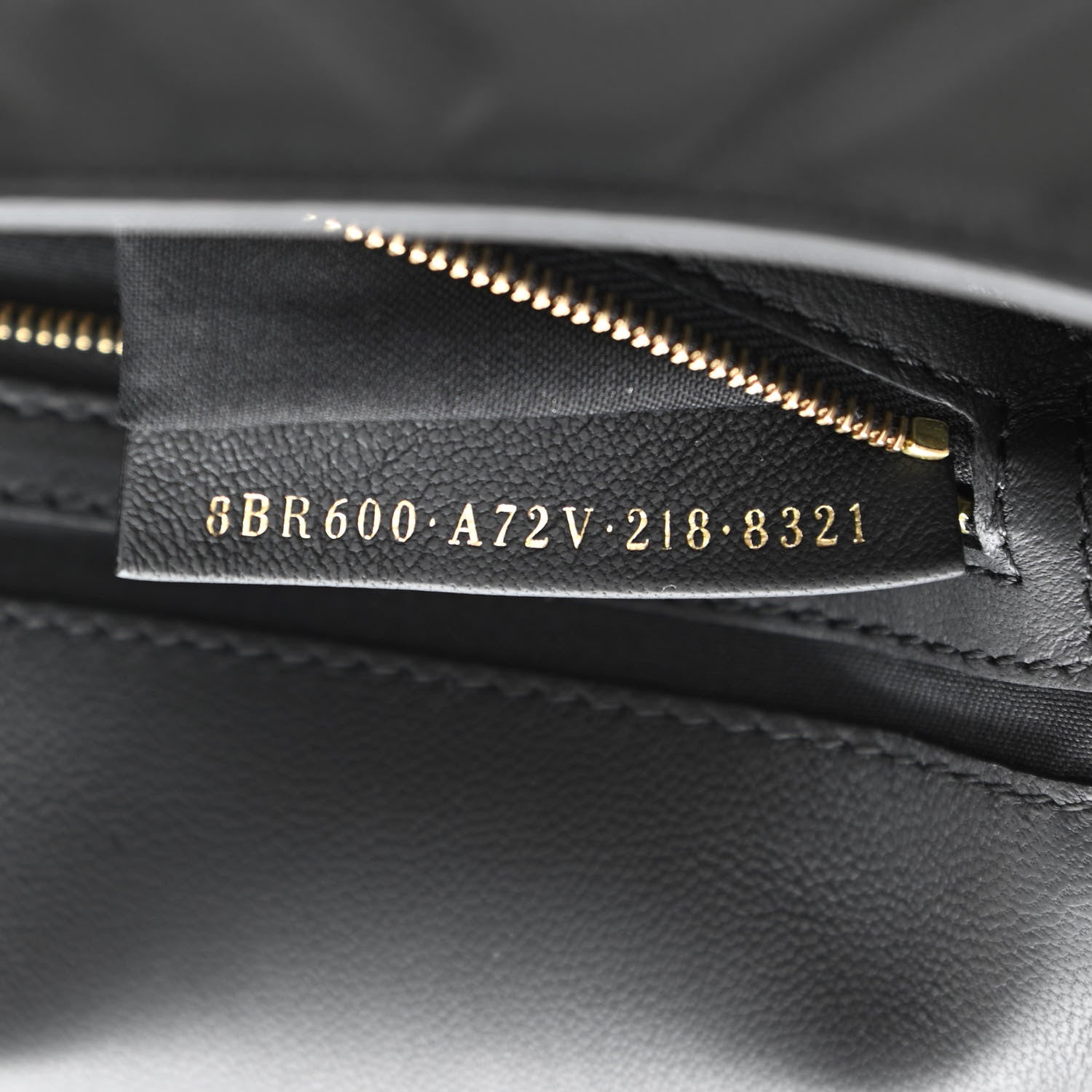 Fendi Nappa FF 1974 Embossed Baguette Black 7 of 10