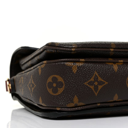 Louis Vuitton Monogram Braided Pochette Metis Safran 7 of 9