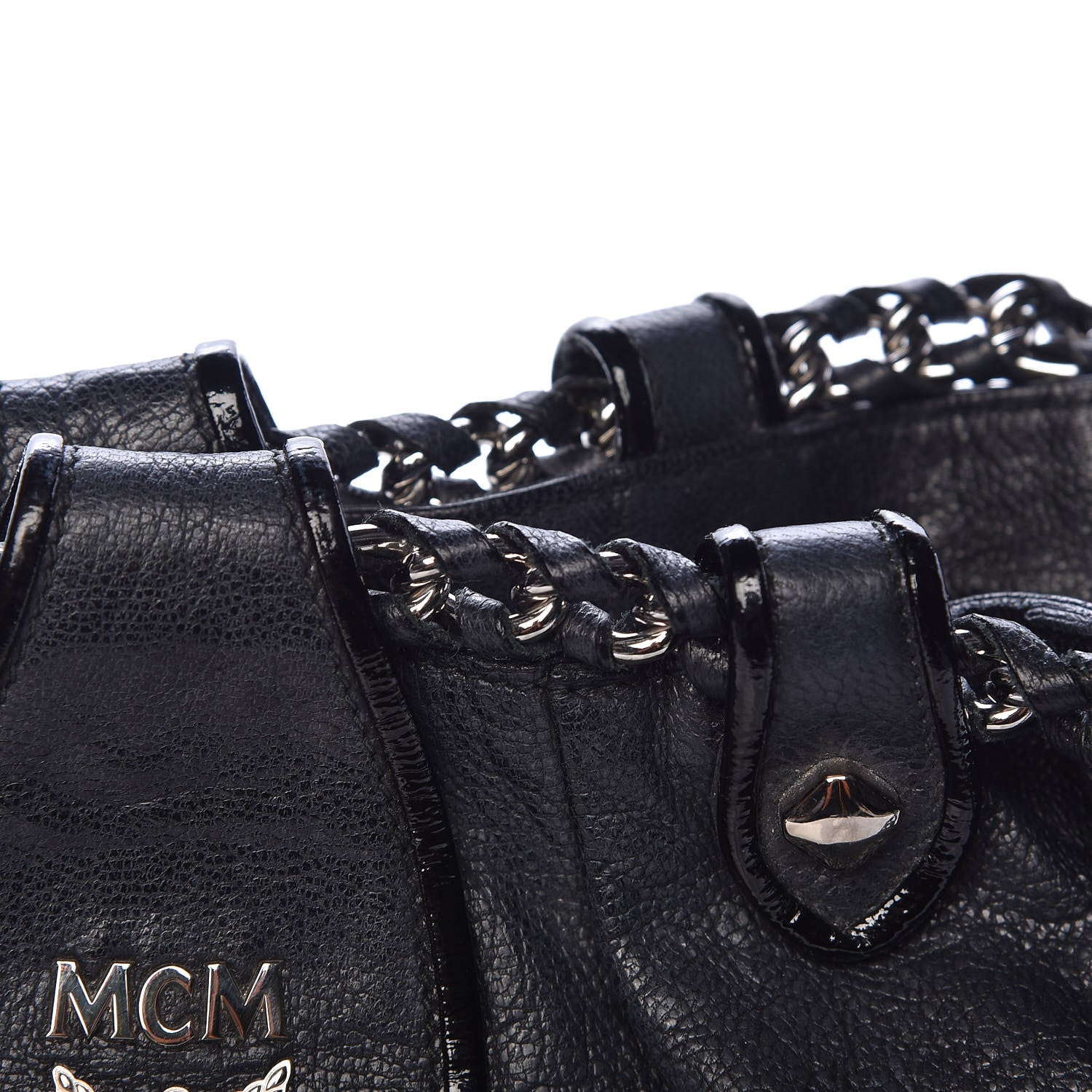 MCM Calfskin Large Notte Hobo Black 10 of 14
