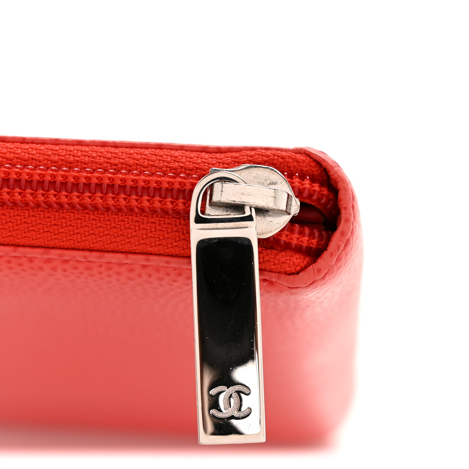 Chanel Caviar Large Timeless CC Zip Around Wallet Red 11 of 13