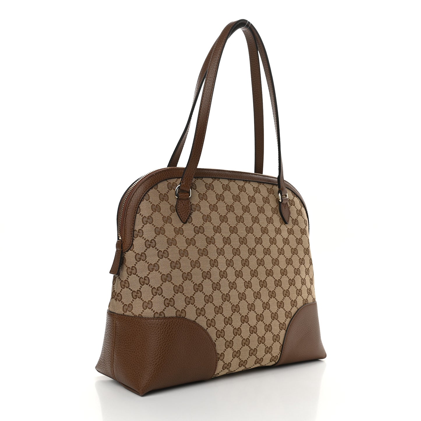 Monogram Medium Bree Shoulder Bag Beige Tabacco