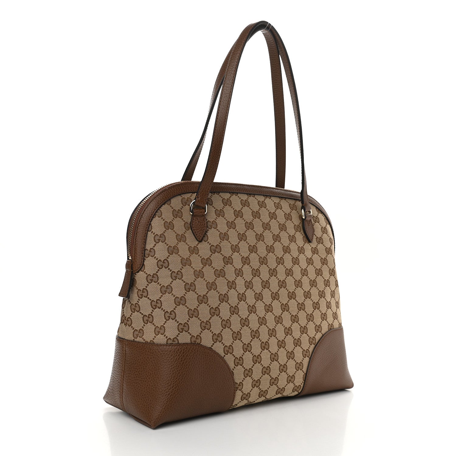 Gucci Monogram Medium Bree Shoulder Bag Beige Tabacco 3 of 9