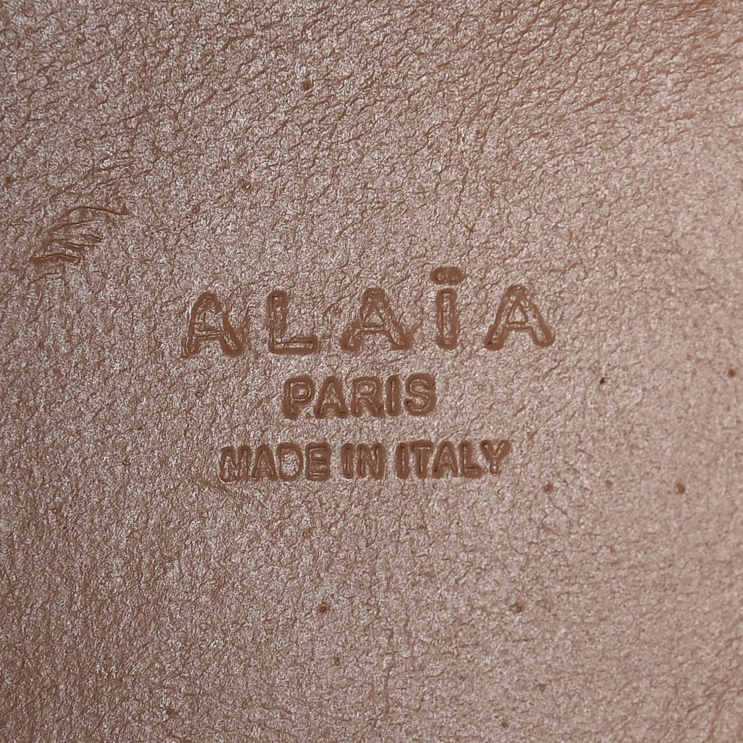 Alaia Calfskin Embellished Stella 17 Bucket Pourpre 8 of 9
