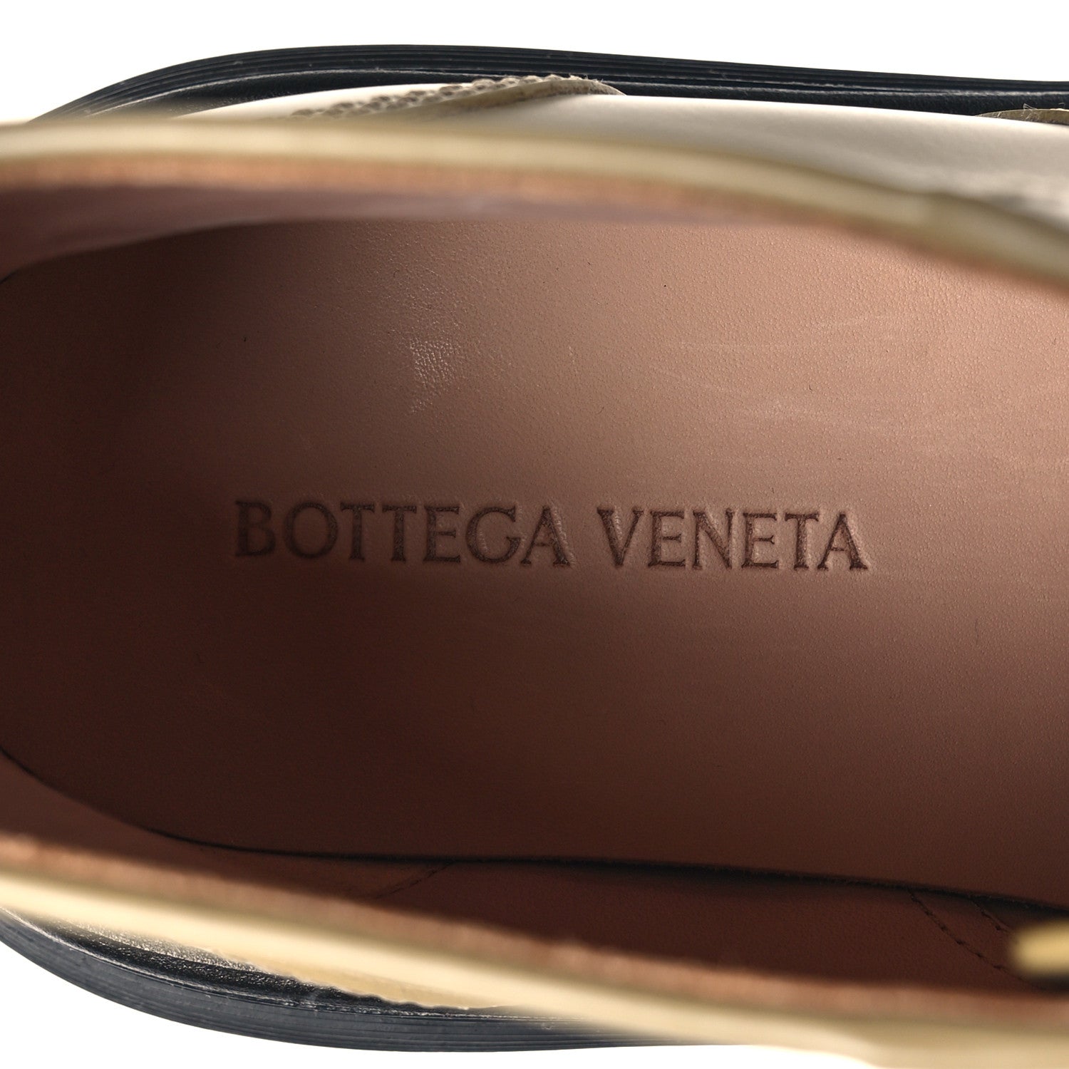 Bottega Veneta Calfskin Bounce Lace Up Ankle Boots All 37 Spice Black 9 of 9