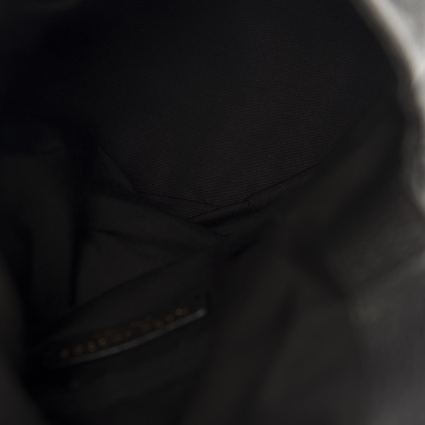 Pebbled Calfskin Backpack Black