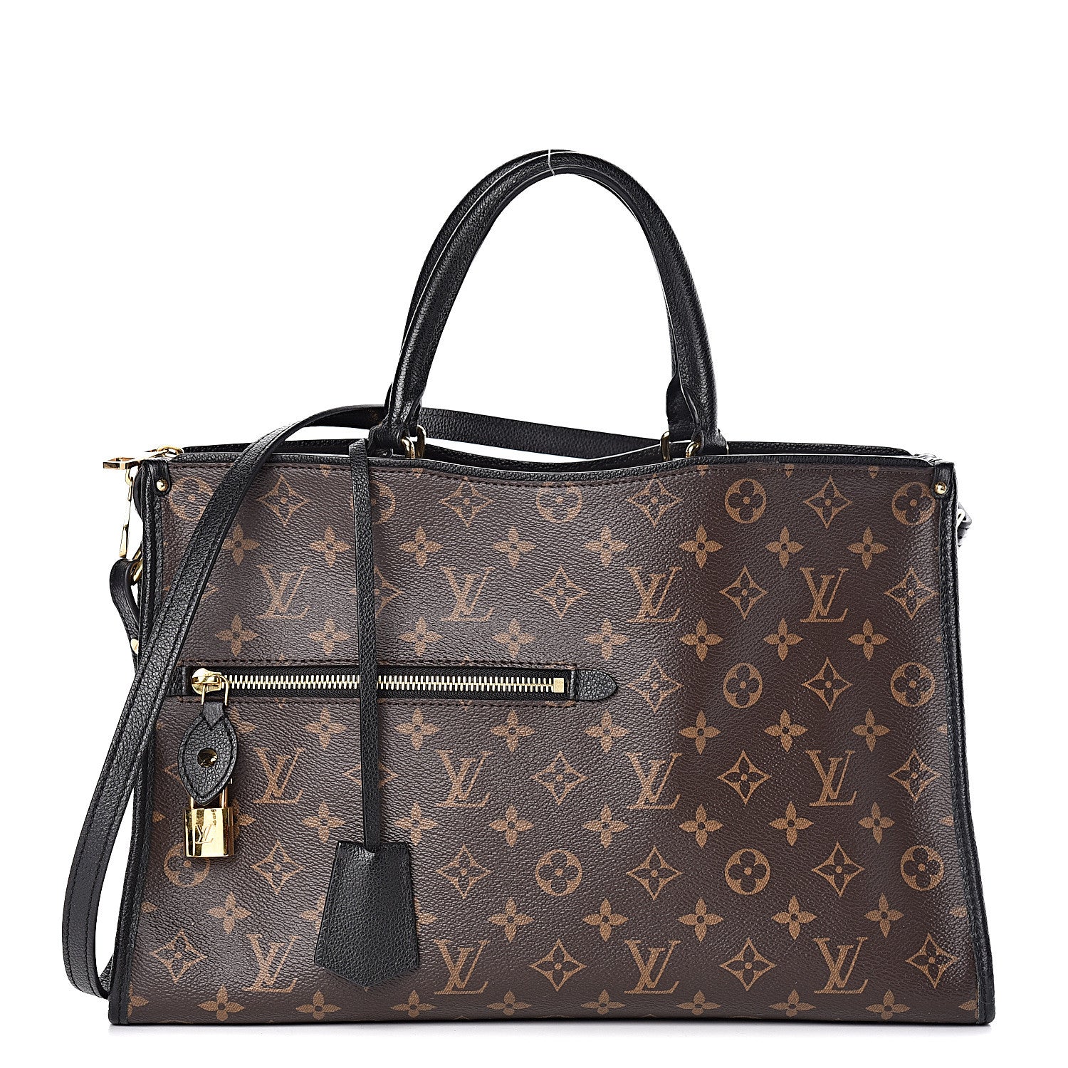 Louis Vuitton Monogram Popincourt MM Black 1 of 9