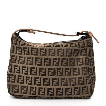 Fendi Zucchino Mini Pochette Beige 1 of 10