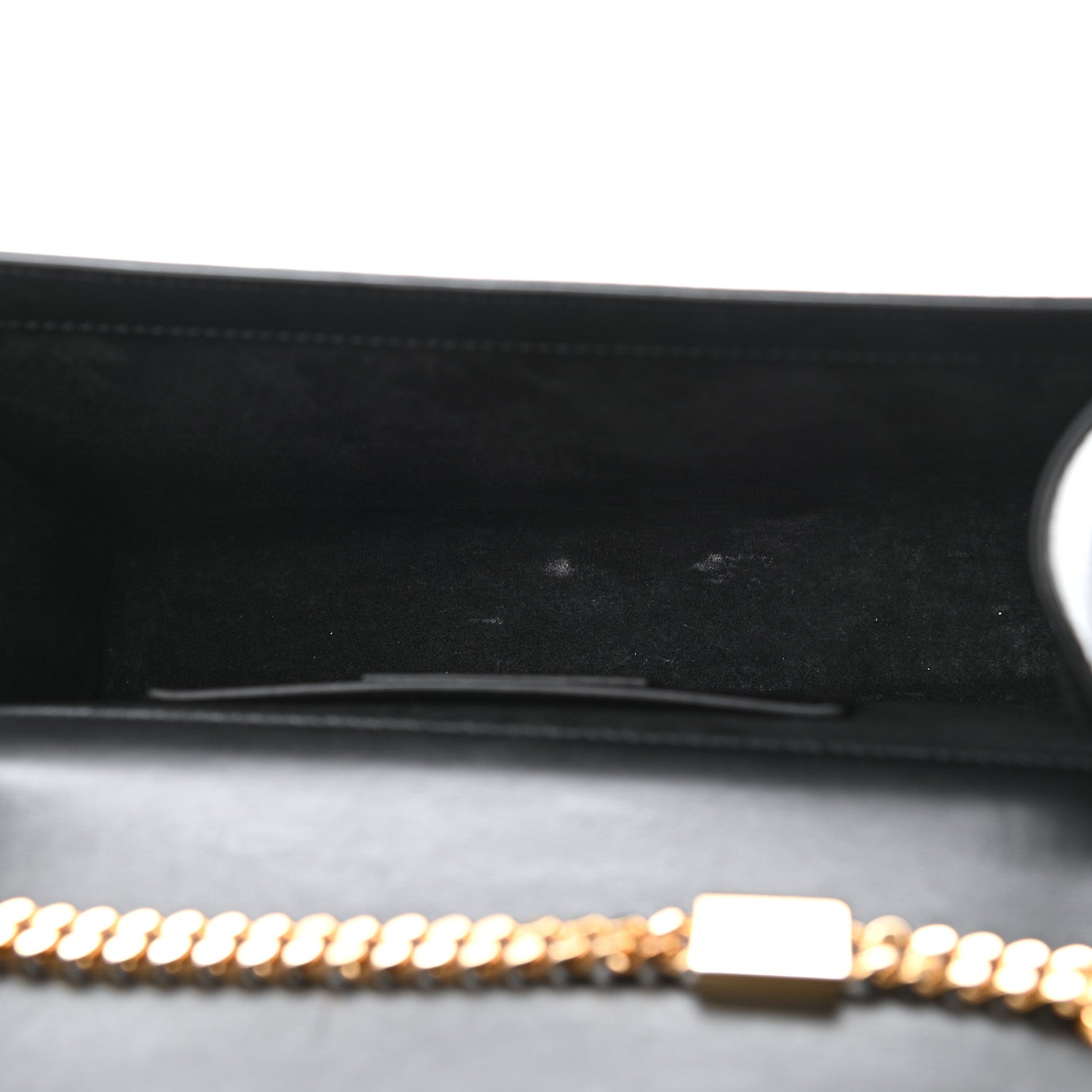 Saint Laurent Smooth Calfskin Medium Classic Monogram Kate Tassel Satchel Black 5 of 14