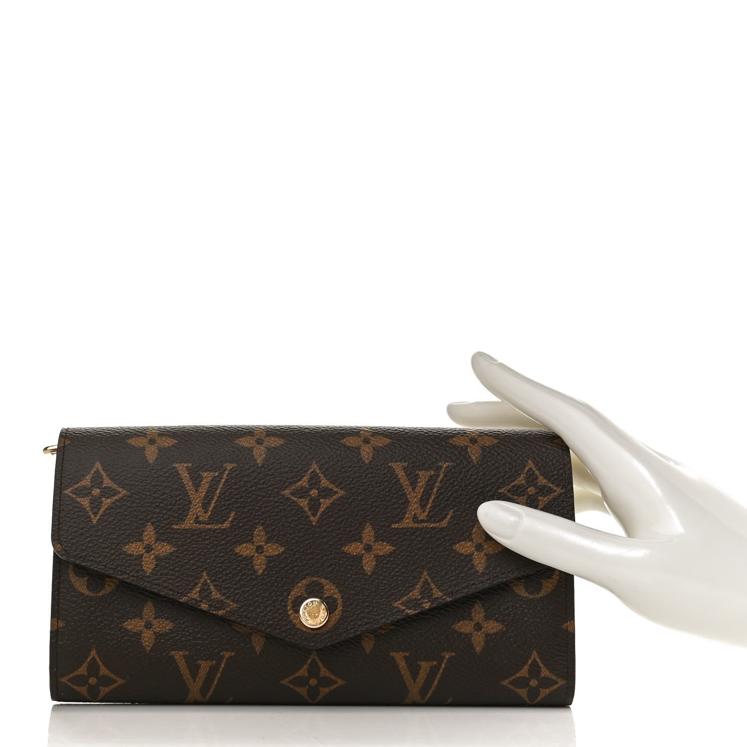 Louis Vuitton Monogram Sarah Wallet NM Fuchsia 2 of 11
