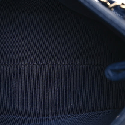 Chanel Caviar Quilted Small City Walk Hobo Navy Blue 5 of 10