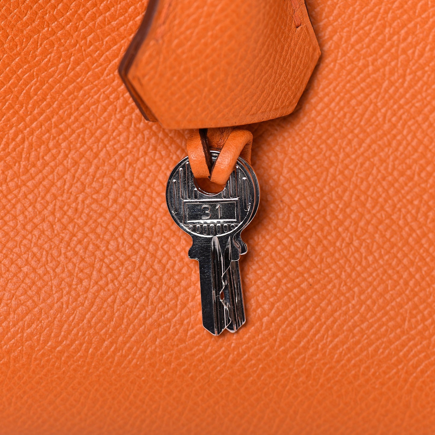 Epsom Birkin 30 Orange