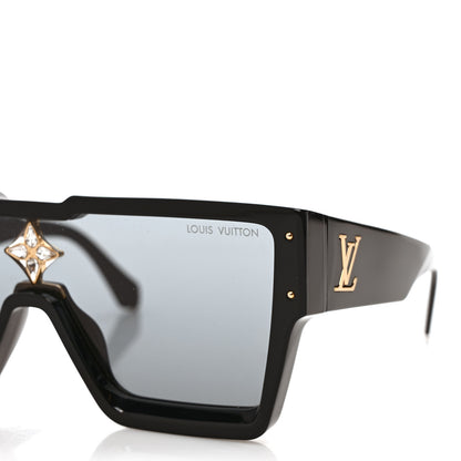Louis Vuitton Acetate Swarovski Crystal Cyclone Sunglasses Z1547E Black 5 of 8