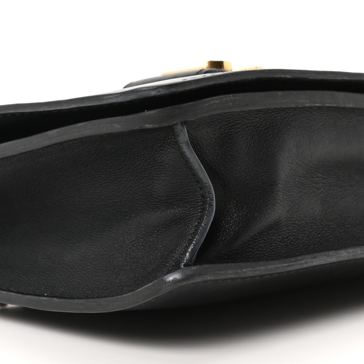 Calfskin J'Adior Chain Flap Bag Black