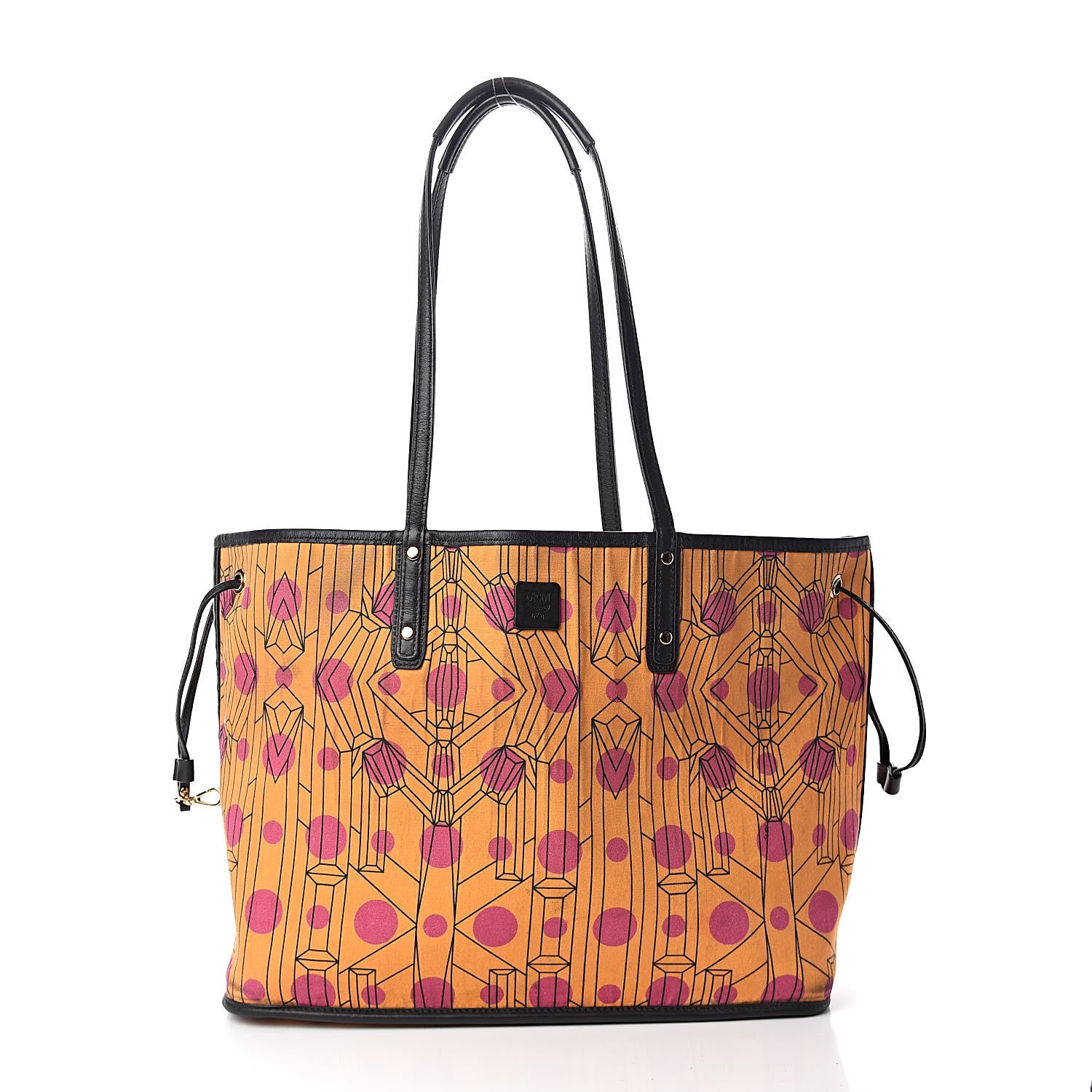 MCM Visetos Medium Project Reversible Shopper Tote White 3 of 20