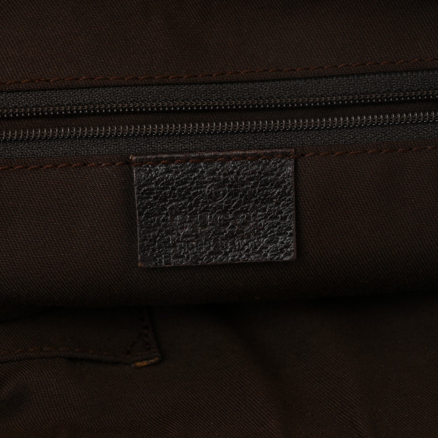 Monogram Small Abbey Tote Dark Brown