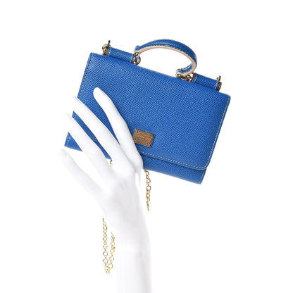 Dolce & Gabbana Dauphine Mini Von Bag Blue 3 of 10