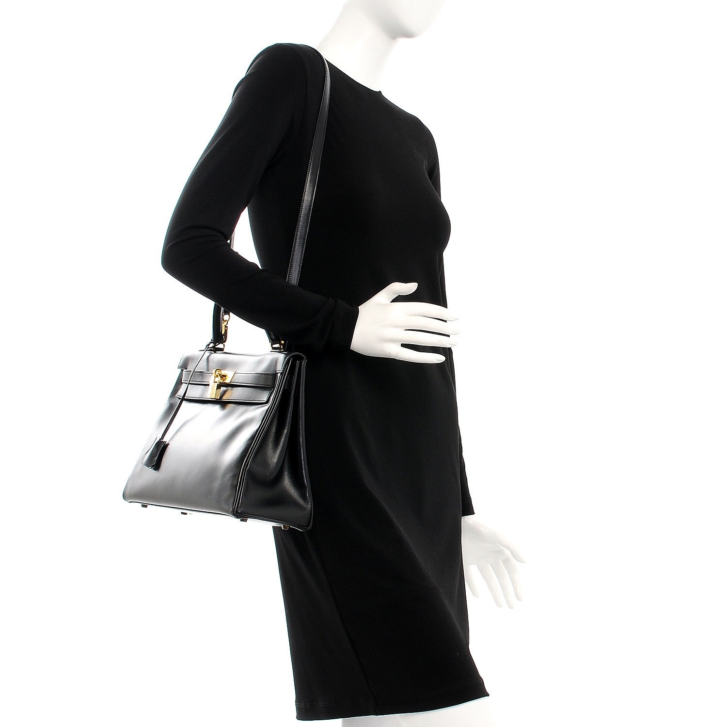 Hermes Box Kelly Retourne 32 Black 2 of 31