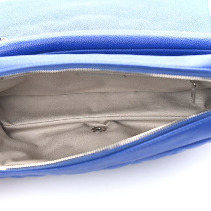 Chanel Caviar Quilted Jumbo Easy Flap Blue 5 of 12