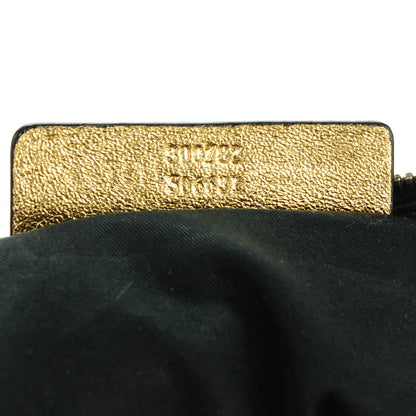 Alexander McQueen Metallic Lambskin De Manta Clutch Gold 7 of 7