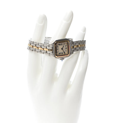 Cartier Stainless Steel 18K Yellow Gold 22mm Panthere Quartz Watch 2 of 6