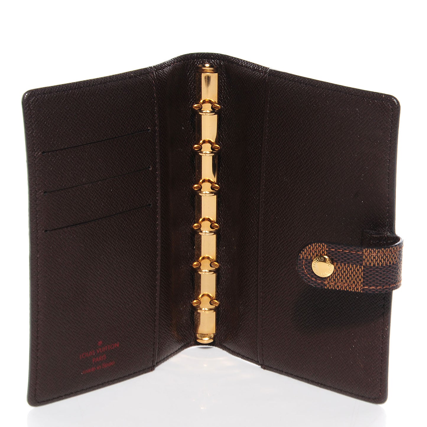 Damier Ebene Small Ring Agenda Cover