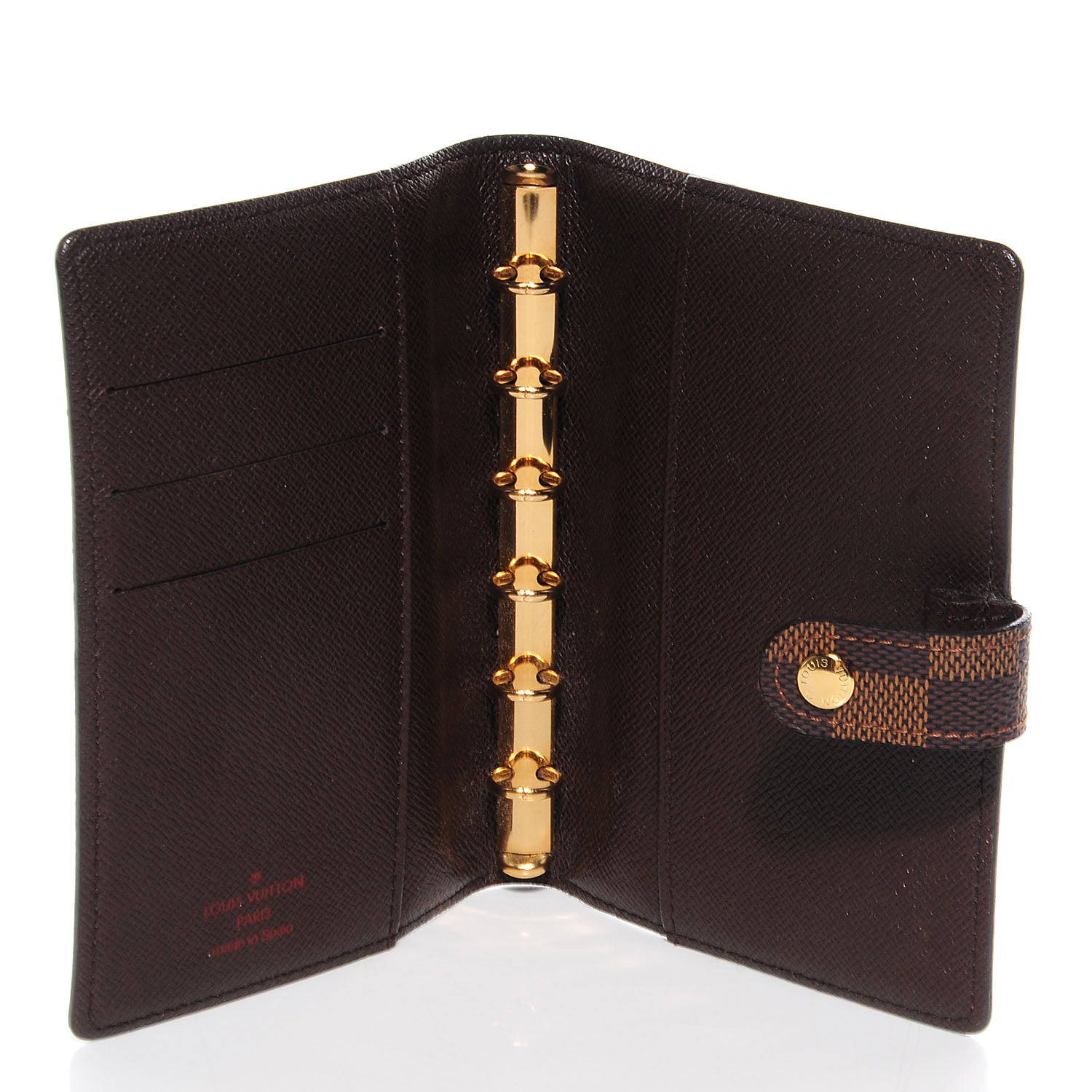 Louis Vuitton Damier Ebene Small Ring Agenda Cover 5 of 7