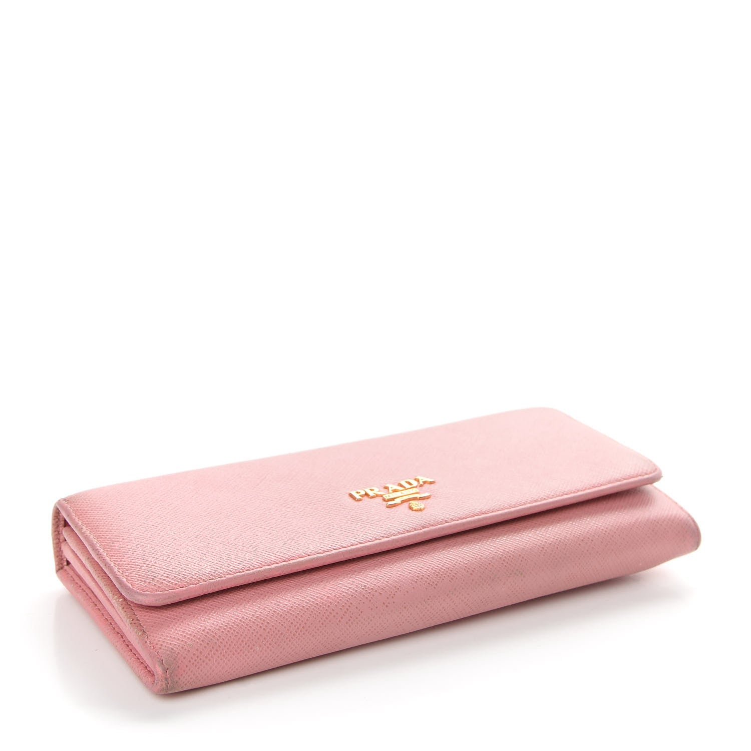 Prada Saffiano Continental Flap Wallet Orchidea 4 of 9