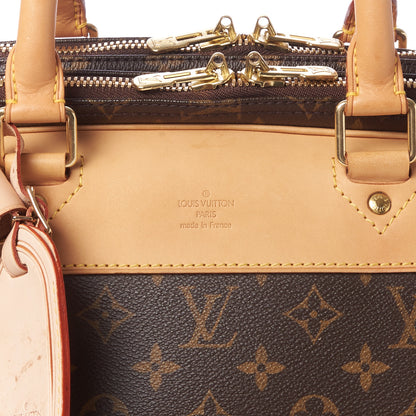 Louis Vuitton Monogram Alize 2 Compartment Luggage Travel Bag 8 of 10