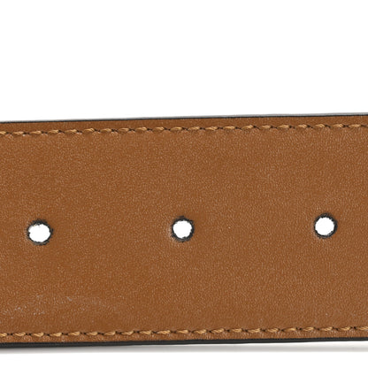 Fendi Vitello Liberty F is Fendi Bi-Color Reversible Belt  Caramello White 3 of 6