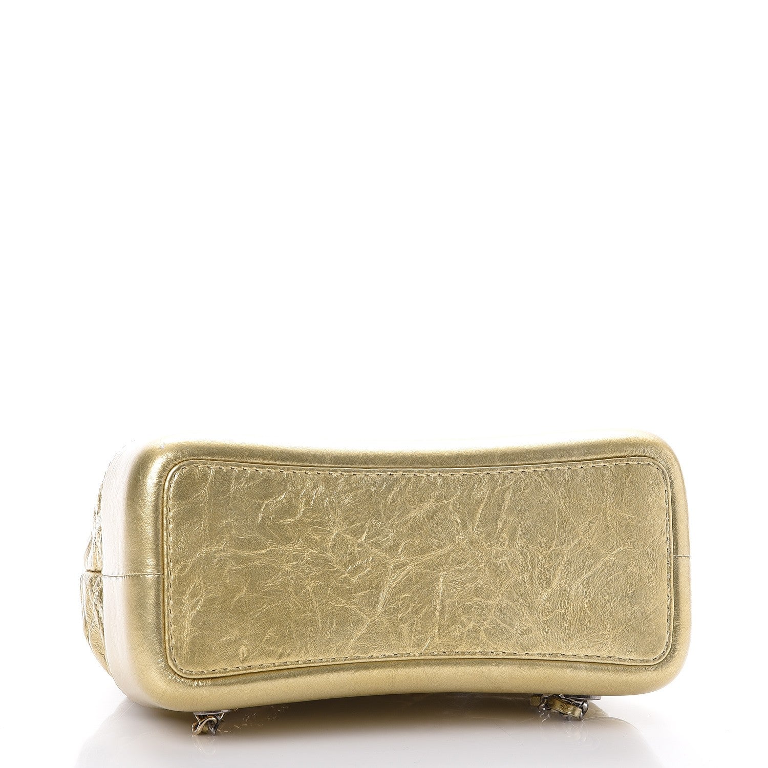 Chanel Metallic Aged Calfskin Quilted Gabrielle Backpack Gold 4 of 9