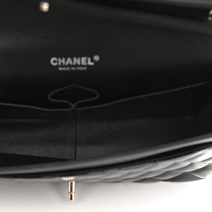 Chanel Patent Quilted Jumbo Double Flap Black 5 of 10