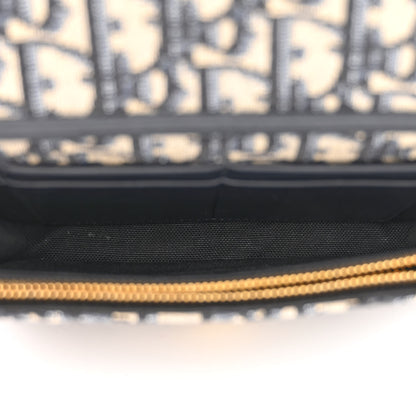 Christian Dior Oblique 30 Montaigne 2-In-1 Pouch Blue 5 of 11