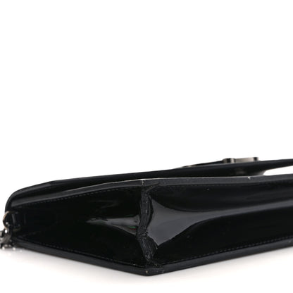 Christian Louboutin Patent Calfskin Loubi54 Crossbody Clutch Black 7 of 9