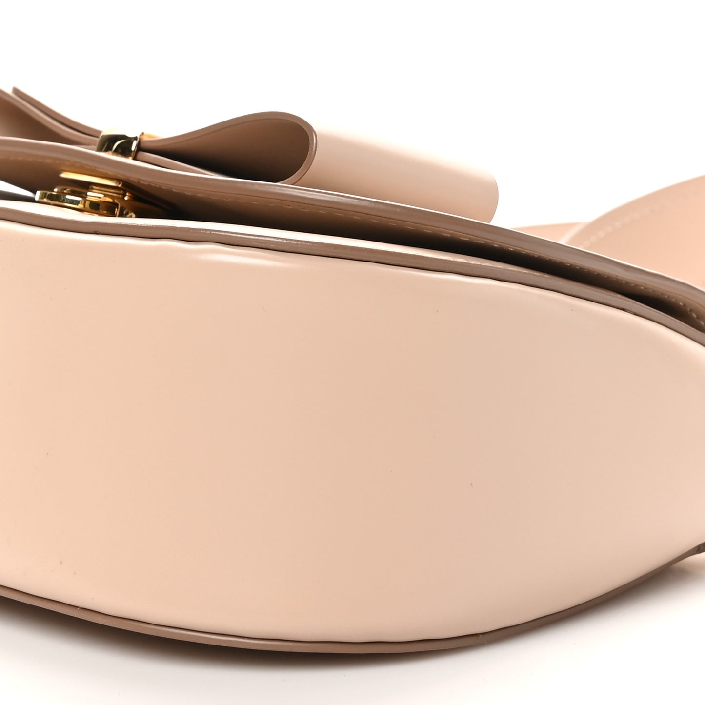 Smooth Calfskin Small Anna Shoulder Bag New Bisque