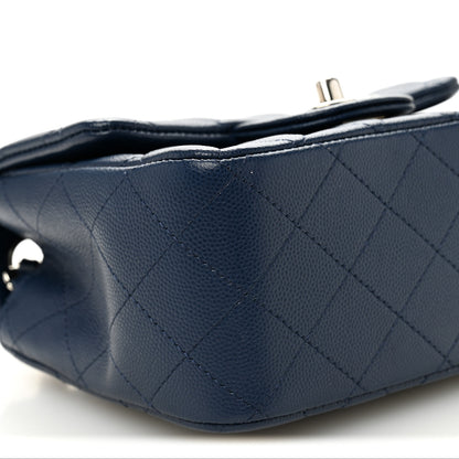 Chanel Caviar Quilted Mini Square Flap Navy 9 of 11