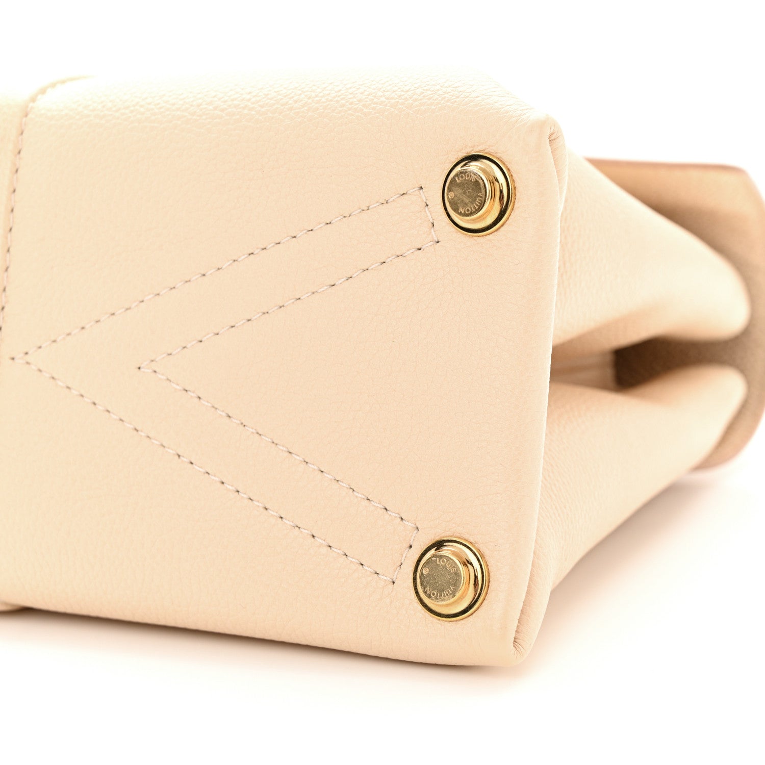 Louis Vuitton Grained Smooth Calfskin Rose Des Vents PM Creme 9 of 10