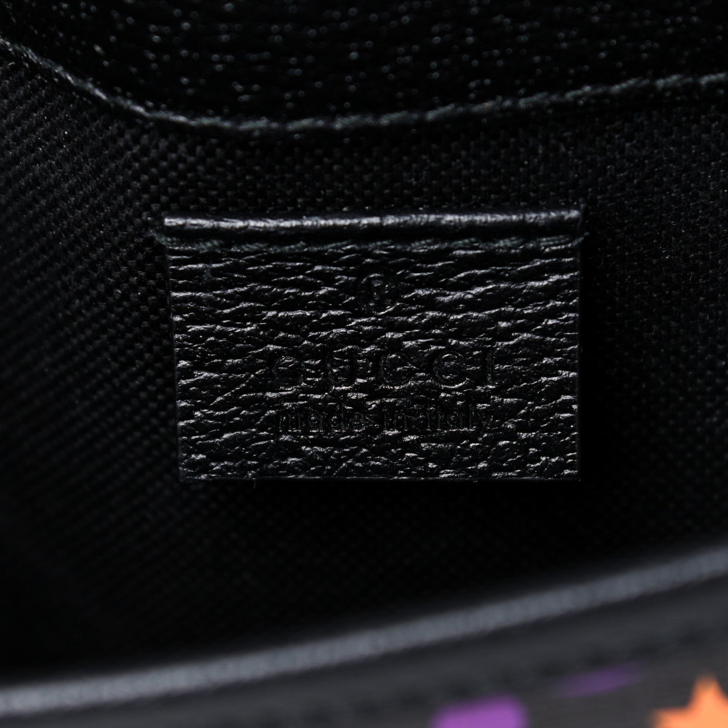 Gucci GG Supreme Monogram Psychedelic Slim Belt Bag Black 6 of 10