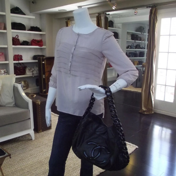 Chanel Leather Modern Chain Tote 2 of 11