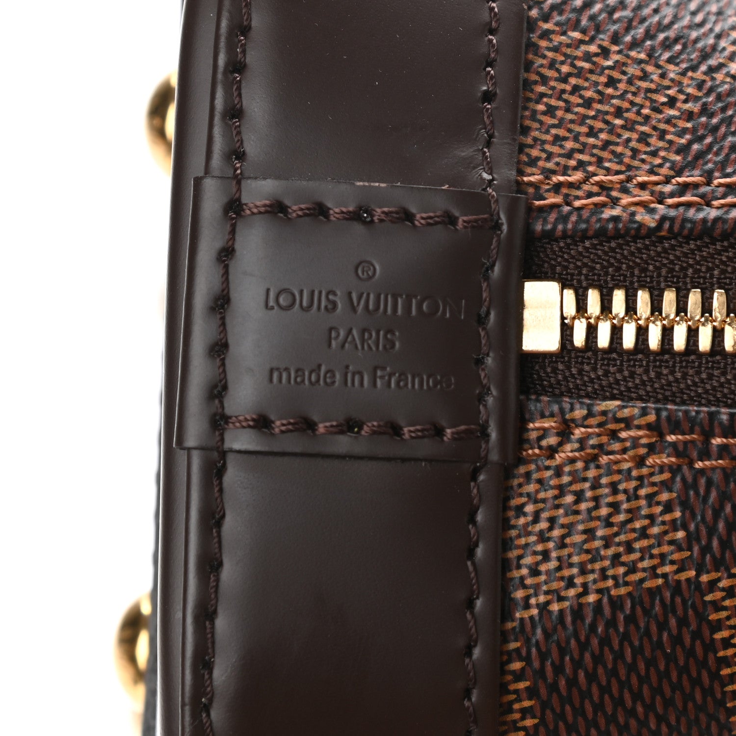 Louis Vuitton Damier Ebene Alma BB 6 of 9