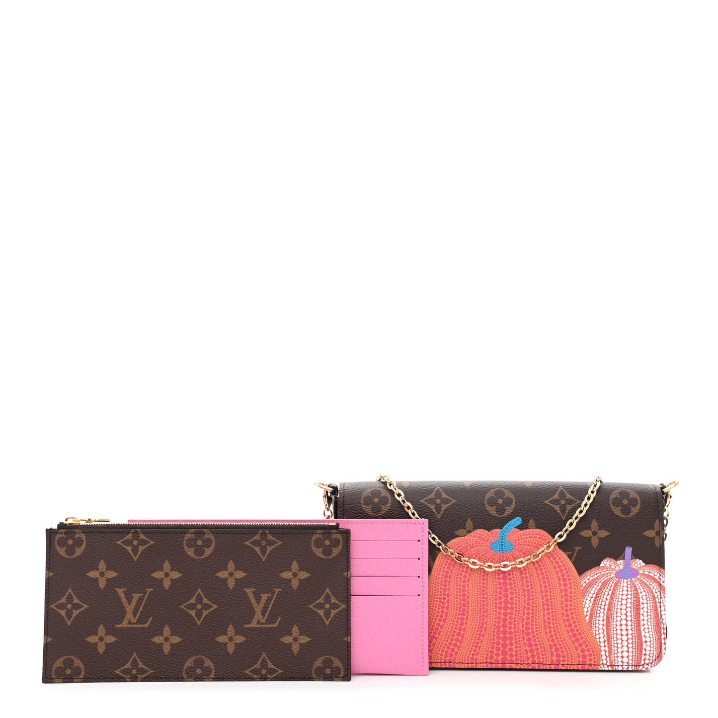 LV X YK Monogram Pumpkins Pochette Felicie