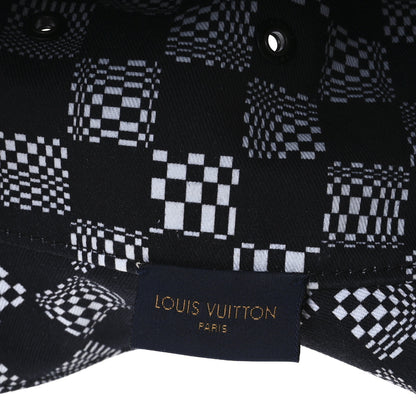 Louis Vuitton Cotton Damier Distorted Reversible Bucket Hat Black 14 of 15