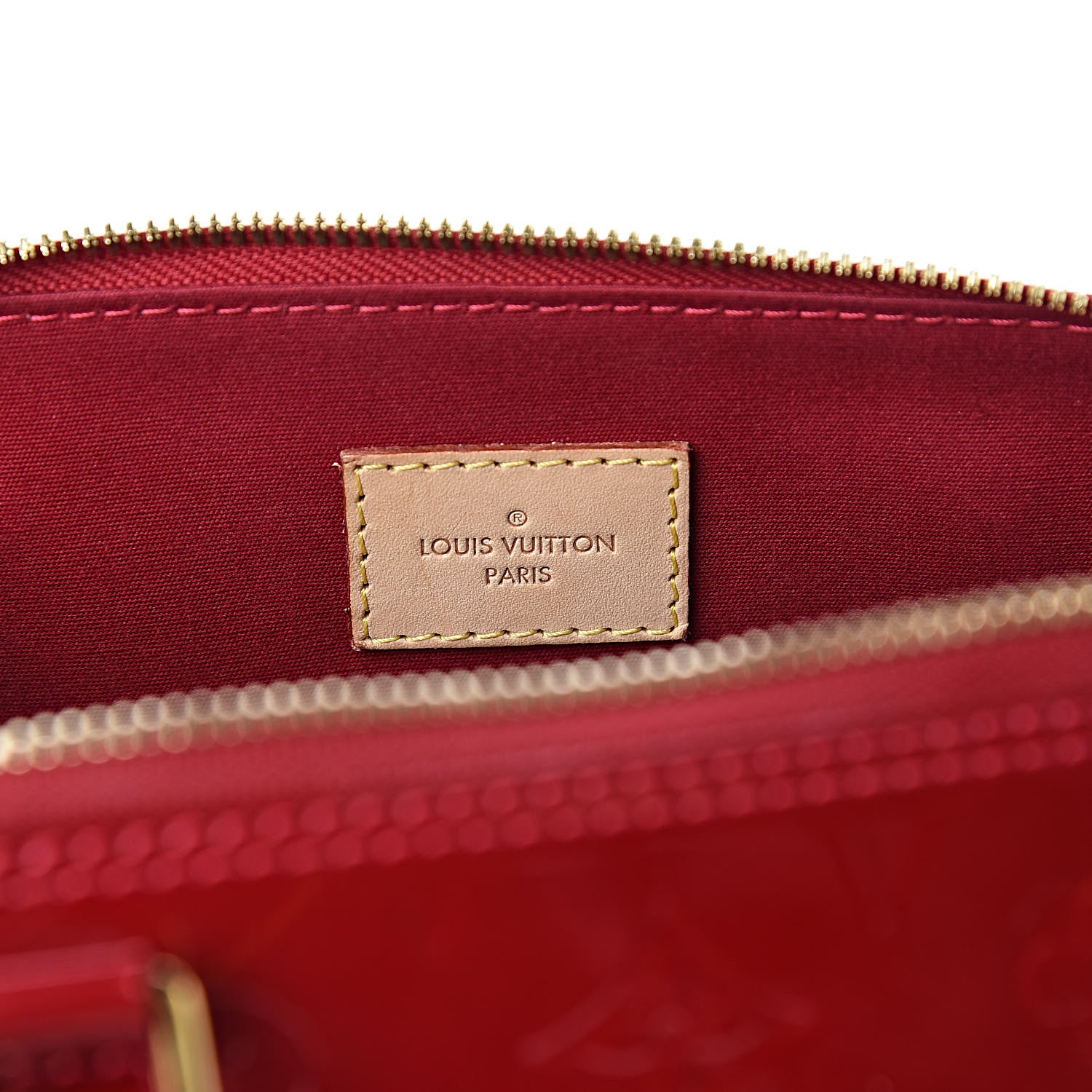 Louis Vuitton Vernis Alma PM Pomme D'Amour 6 of 10