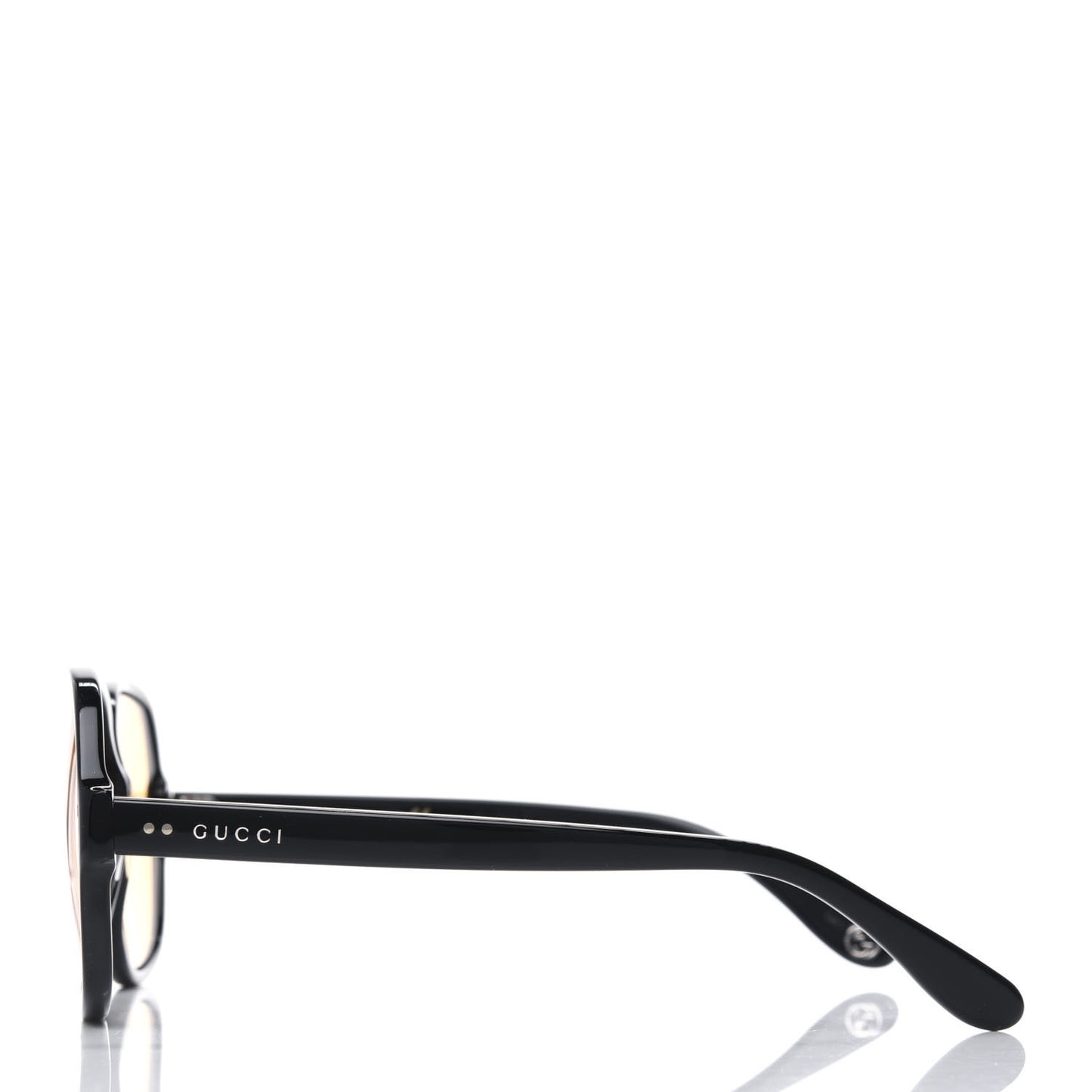 Acetate Sunglasses GG0778S Black Yellow