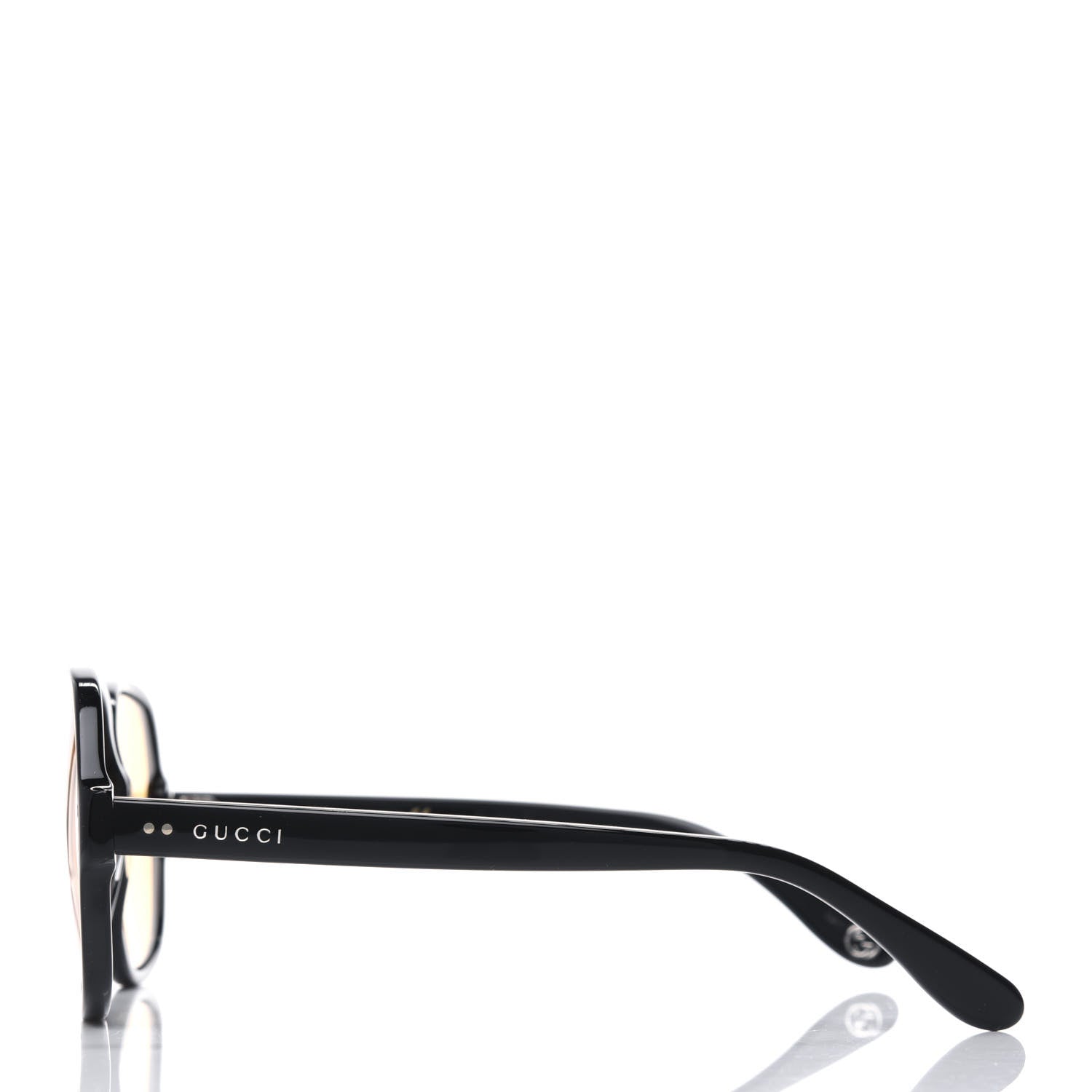 Gucci Acetate Sunglasses GG0778S Black Yellow 3 of 4