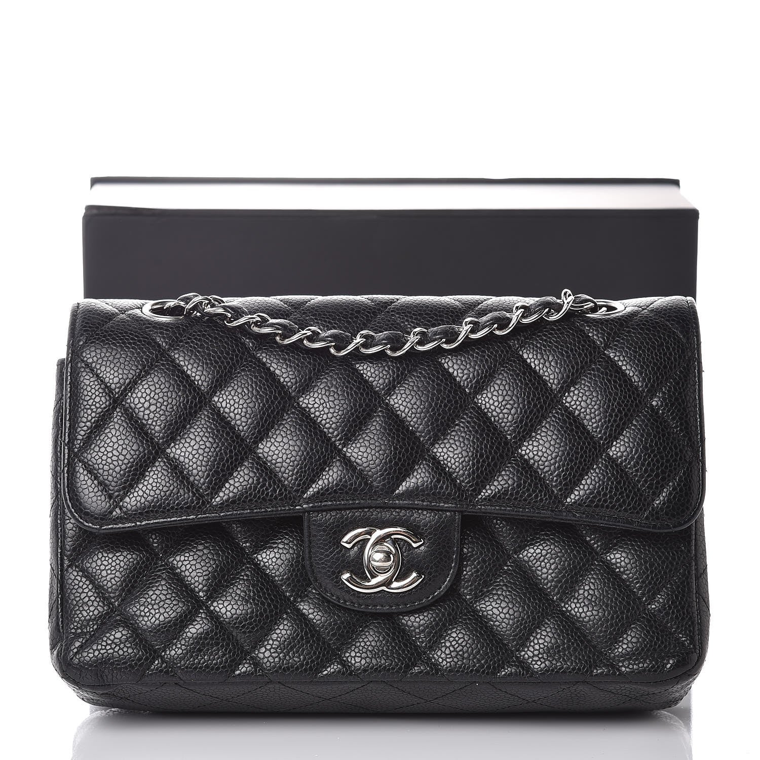 Chanel Caviar Quilted Small Double Flap Black 15 of 15