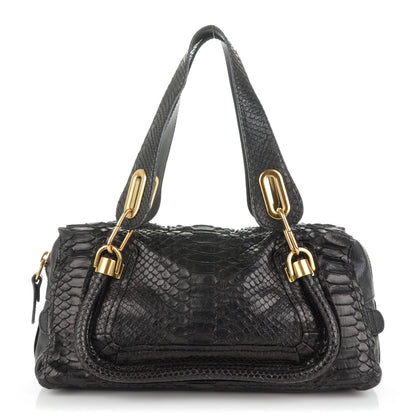 Chloe Python Calfskin East West Paraty Black 1 of 8