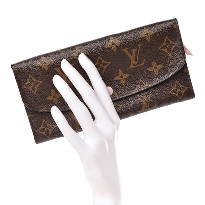 Louis Vuitton Monogram Emilie Wallet Rose Ballerine 2 of 8