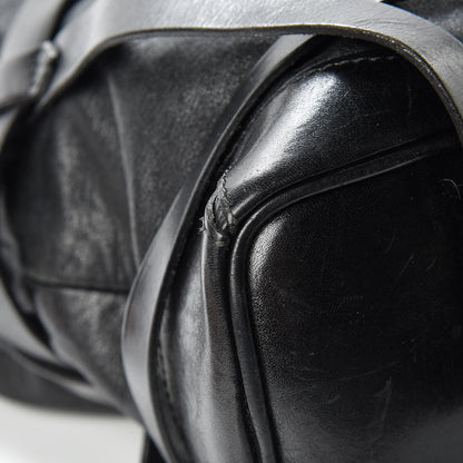 Burberry Soft Lambskin Bridle Calfskin Medium Gosford Hobo Black 12 of 19