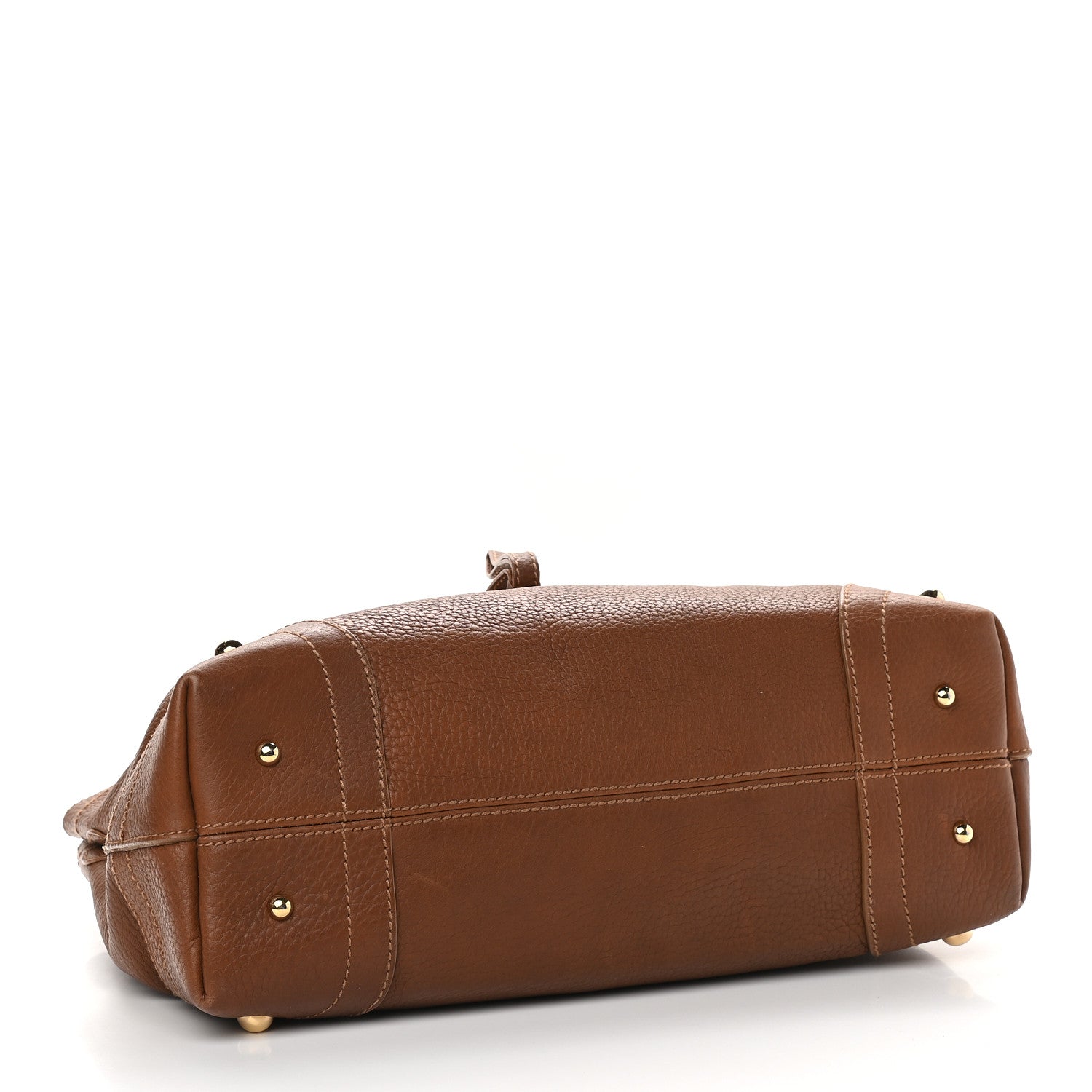 Dolce & Gabbana Grained Calfskin D Ring Shoulder Bag Brown 4 of 16