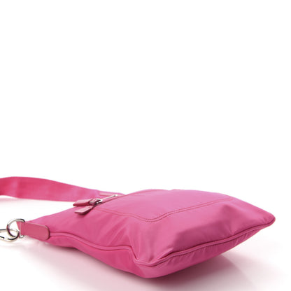 Prada Nylon Vela Flat Messenger Bag Fuxia 4 of 10